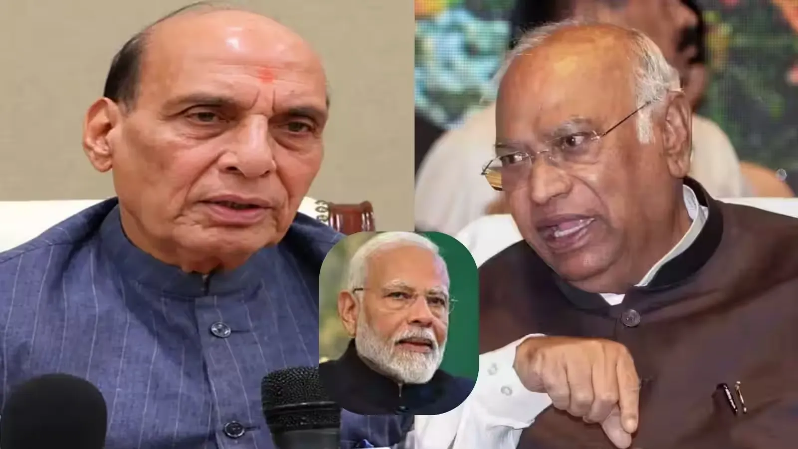"Do Not Cross the Line of Decorum": Rajnath Singh Slams Kharge Over Remark on PM Modi's Late Father