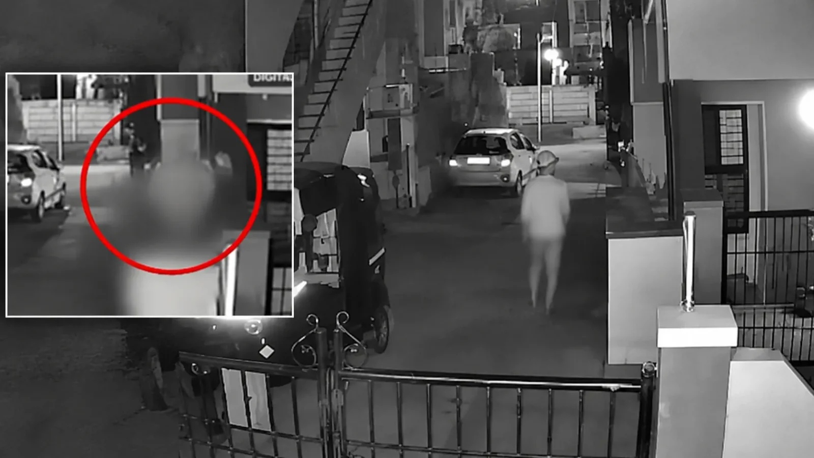 Dharwad girls PG incident: CCTV still of the man inside the premises at night